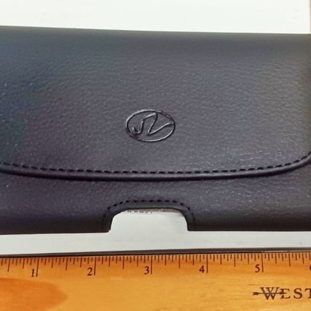 NEW Samsung Galaxy GS5L/Universal PH078 Horizontal Leather Pouch Large Black